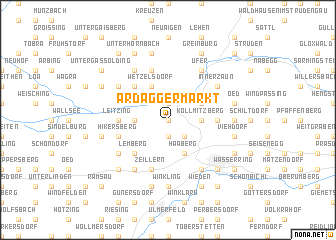 map of Ardagger Markt