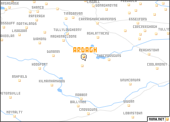 map of Ardagh