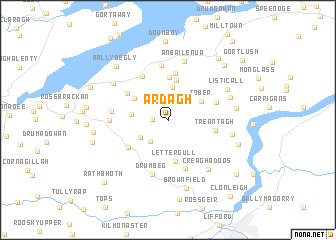 map of Ardagh