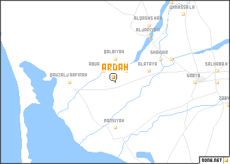 map of ‘Arḑah