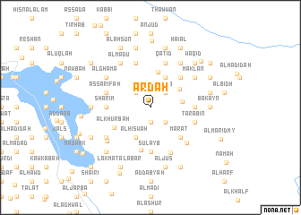 map of Arḑah