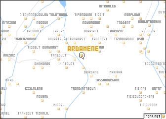 map of Ardamene