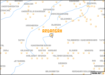 map of Ardangāh