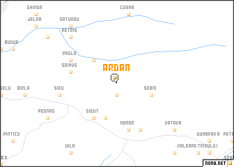 map of Ardan