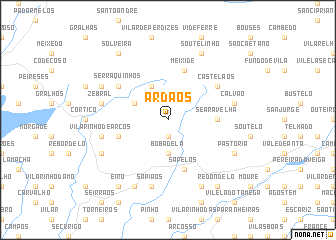 map of Ardãos