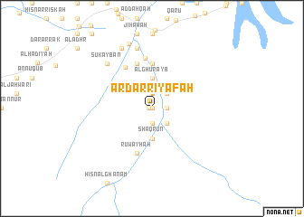 map of ‘Arḑ ar Riyāfah