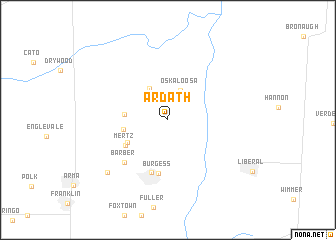 map of Ardath