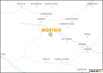 map of Ardatovo