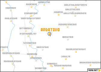 map of Ardatovo