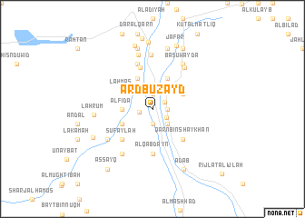 map of ‘Arḑ Bū Zayd