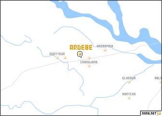 map of Ardébé