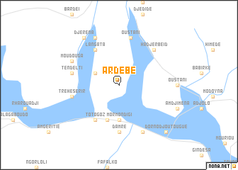 map of Ardébé