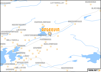 map of Ardeevin