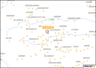 map of Ardeh