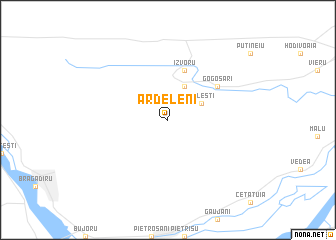 map of Ardeleni