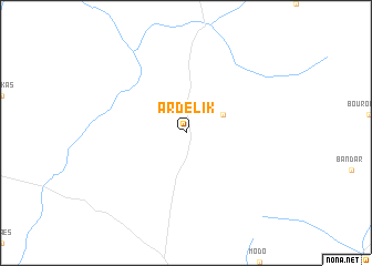 map of Ardélik