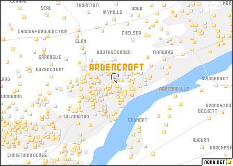 map of Ardencroft