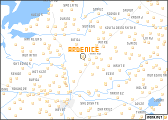 map of Ardenicë