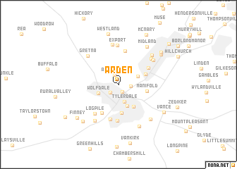 map of Arden