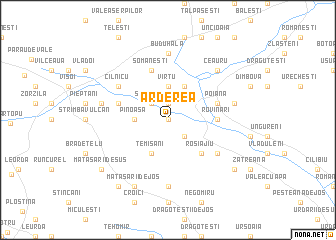 map of Arderea