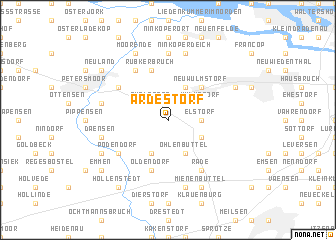 map of Ardestorf