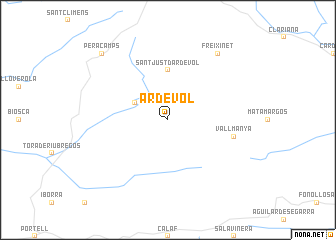 map of Ardevol