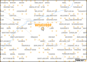 map of Ardevoor