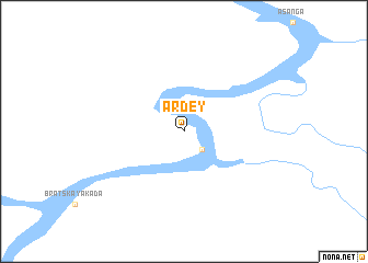 map of Ardey