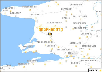 map of Ard Fhearta