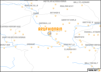 map of Ard Fhíonáin