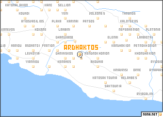map of Árdhaktos