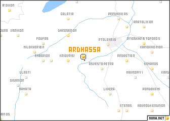 map of Árdhassa