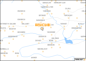 map of Ardıçdibi