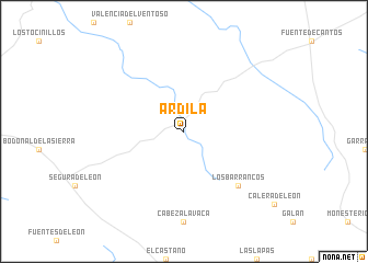 map of Ardila