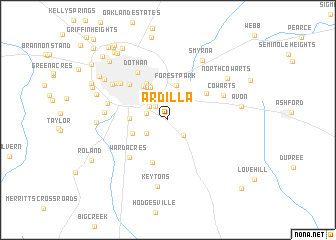 map of Ardilla