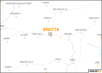 map of Arditta