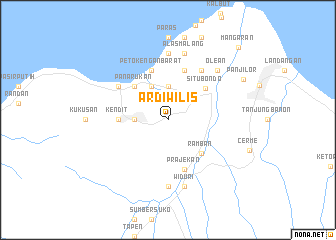 map of Ardiwilis
