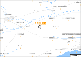map of Ardler