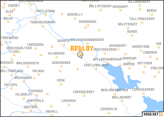 map of Ardloy