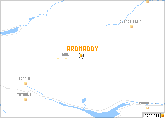 map of Ardmaddy