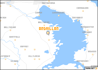 map of Ardmillan