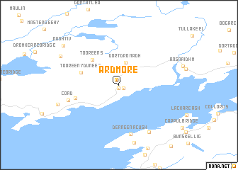 Ardmore (Ireland) map - nona.net