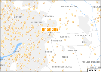 map of Ardmore