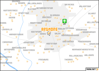 map of Ardmore