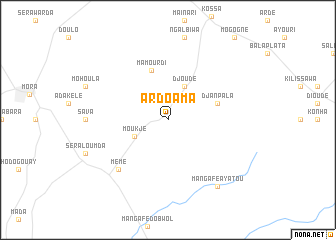 map of Ardo Ama