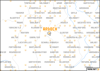 map of Ardoch