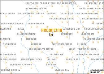 map of Ardoncino