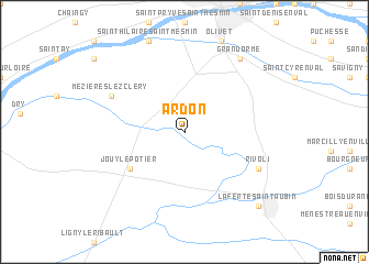 map of Ardon