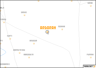 map of Ardoram