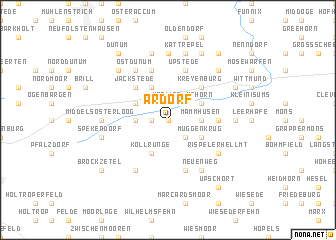 map of Ardorf